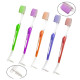 Orthodontic toothbrush-interdental brush for braces